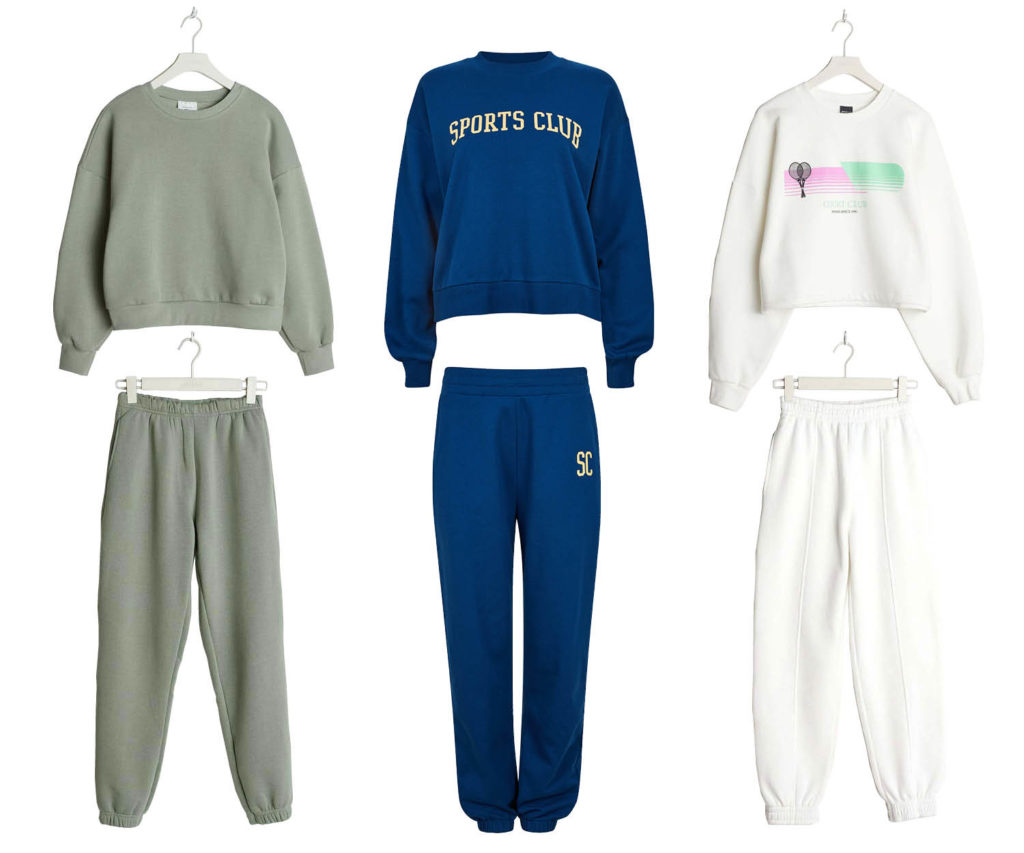 Joggedresser fra Gina Tricot og Cubus