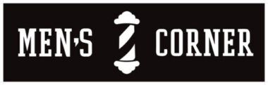 Men's corner barber shop logo