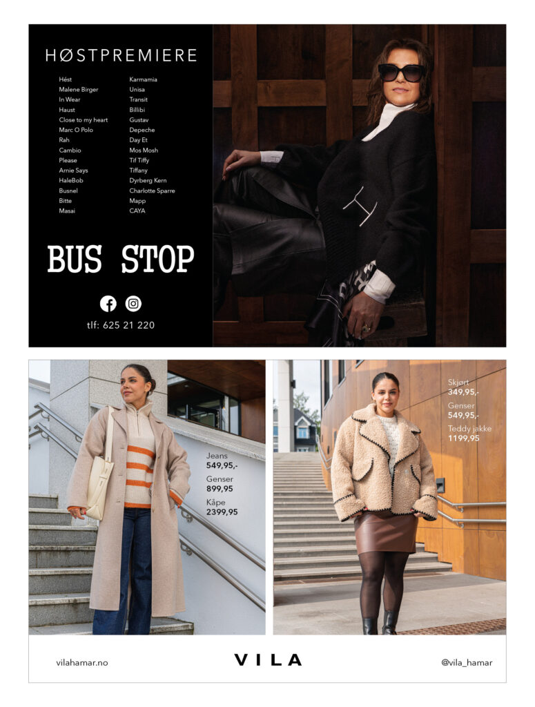 Annonse Bus Stop og Vila