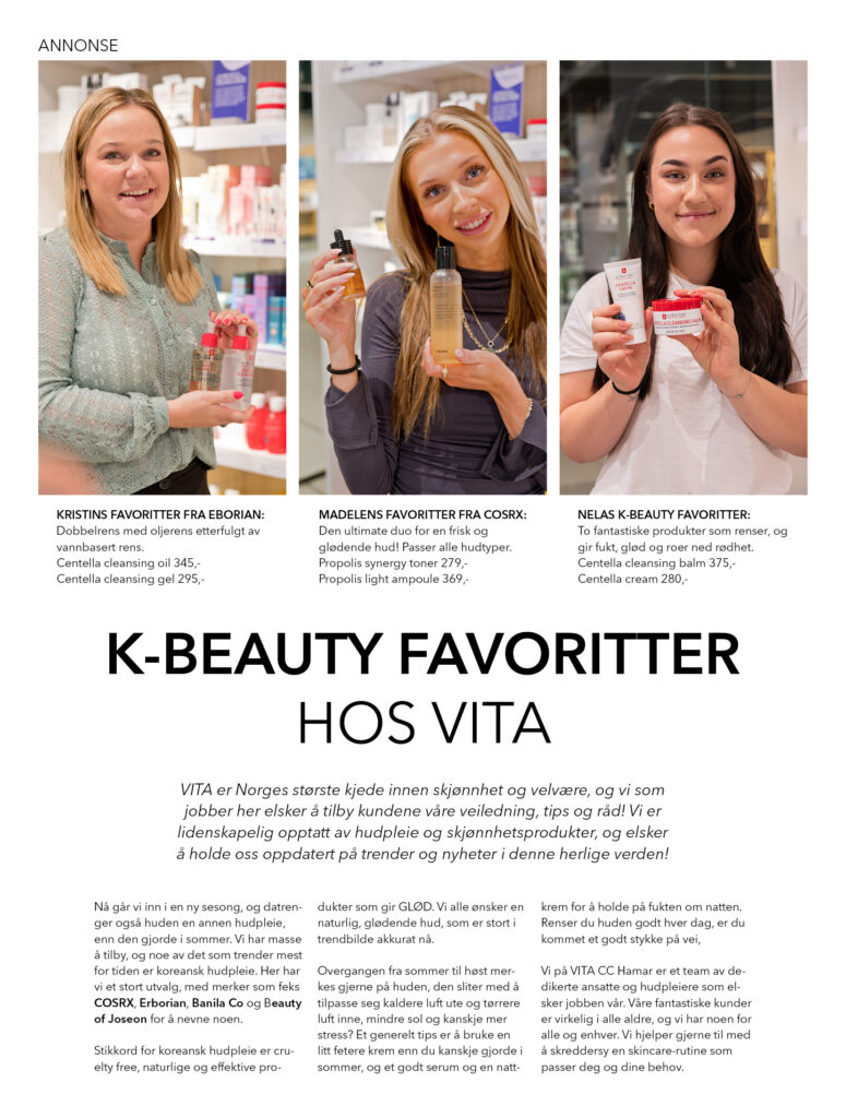 K-Beauty favoritter fra Vita