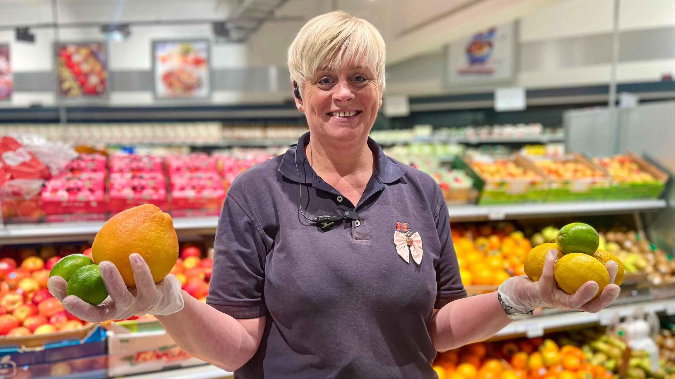 Frukt og grønt disken til CC Mat