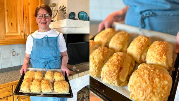 Gunhild Næss baker skinkebriks
