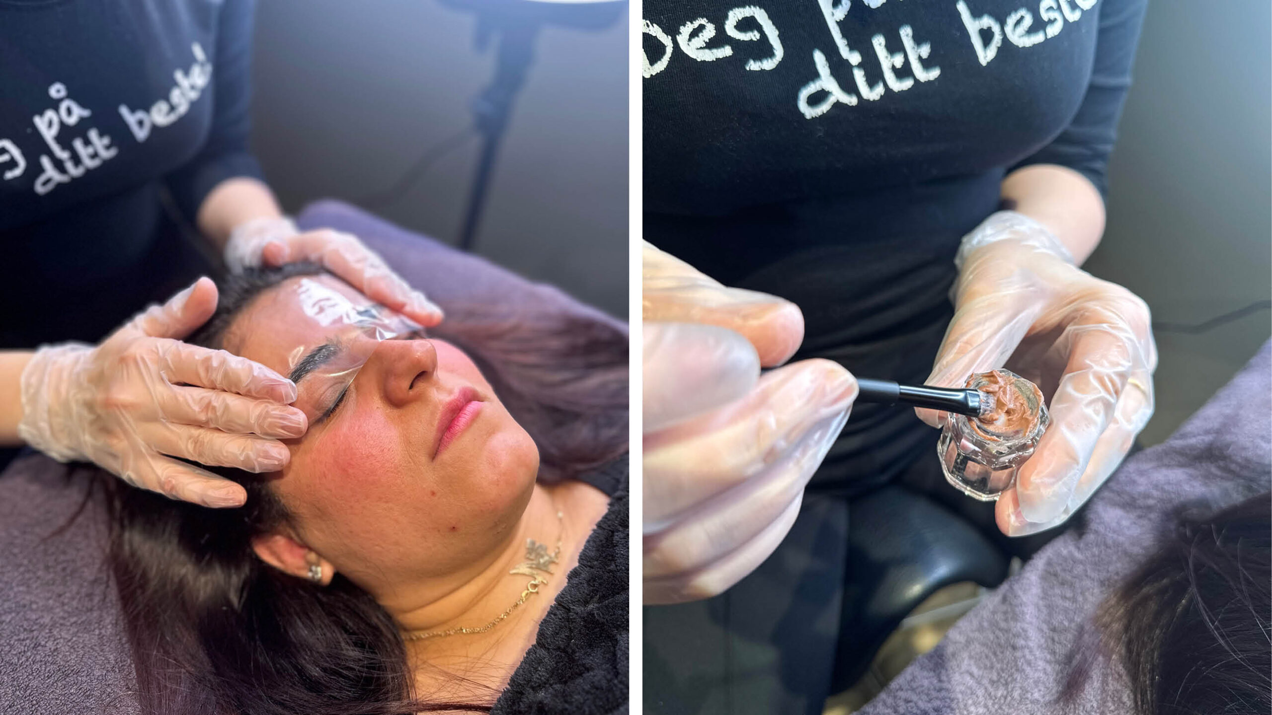 Brynslaminering hos Madonna Frisørene på CC Gjøvik