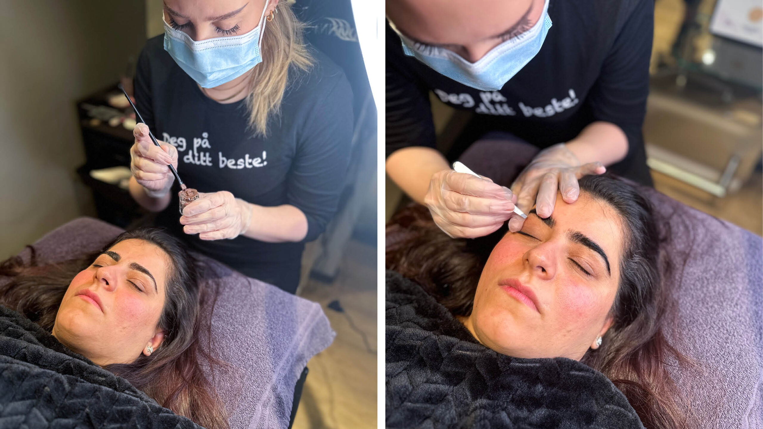 Brynslaminering hos Madonna Frisørene på CC Gjøvik