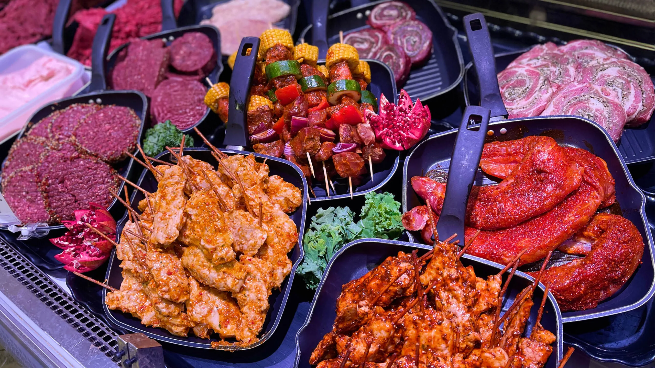 Grillmat fra ferskvaredisken hos CC Mat