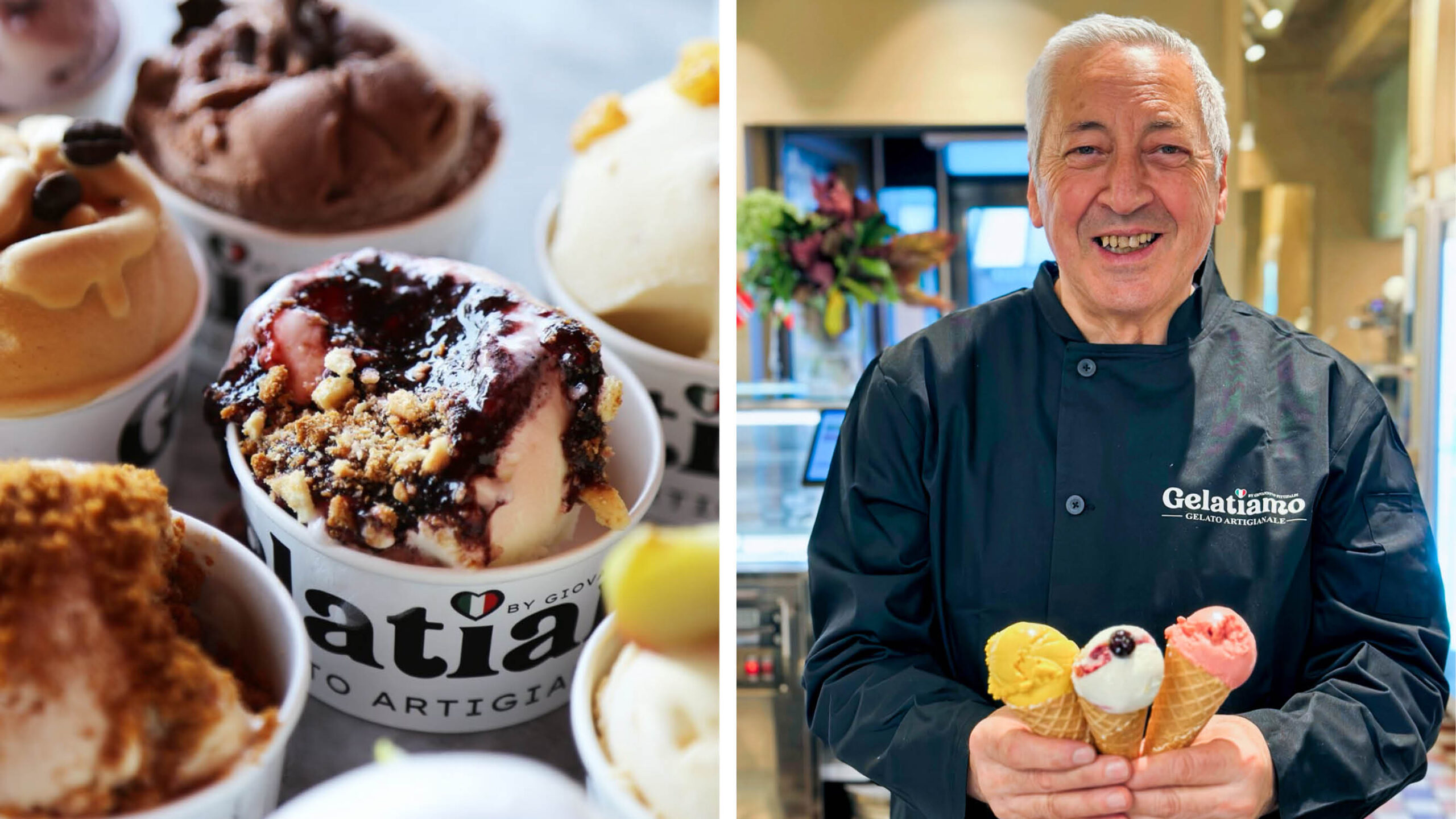 Gelatiamo med Italiensk Gelato på CC Gjøvik