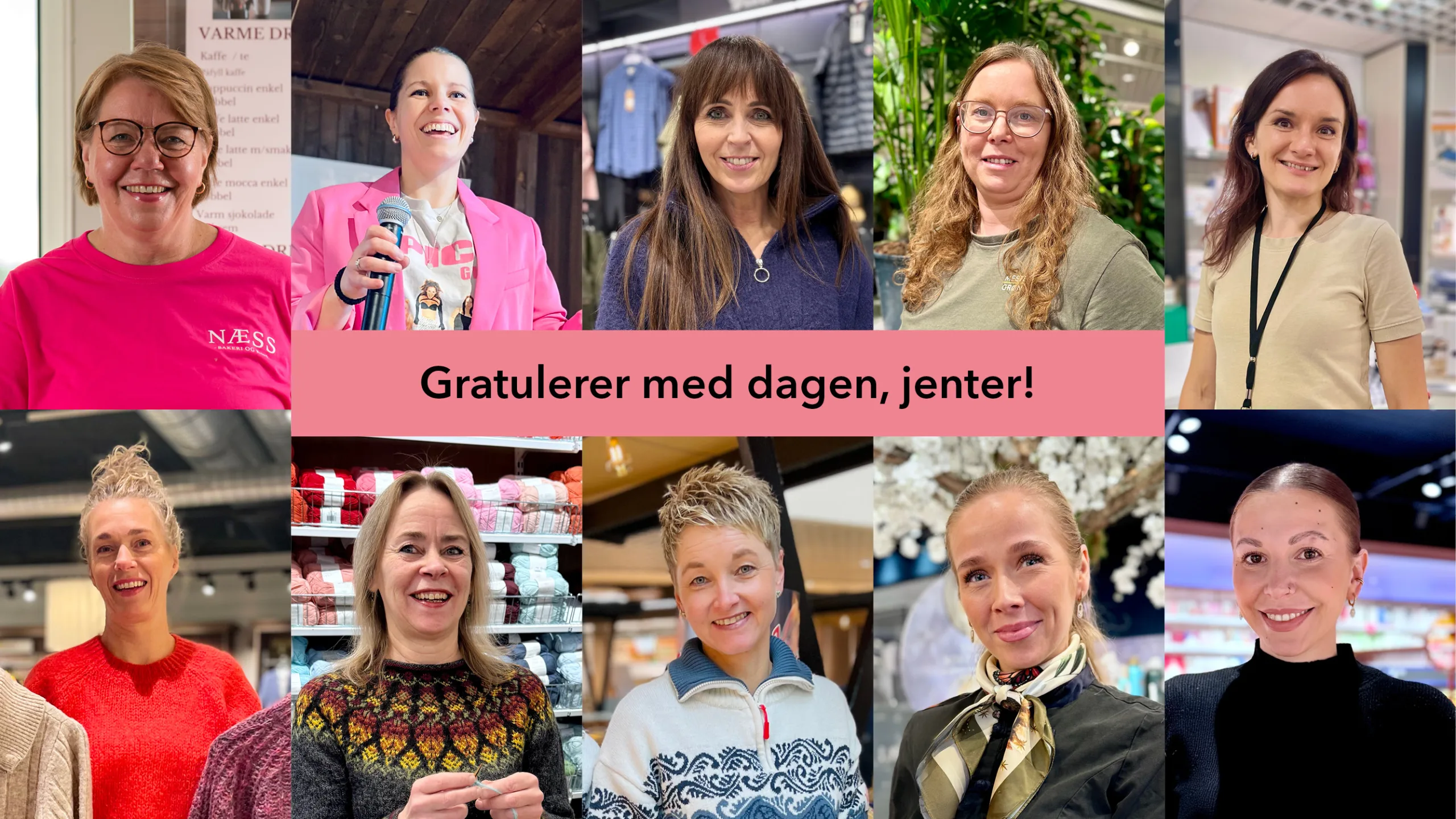 Gratulerer med kvinnedagen fra CC Gjøvik
