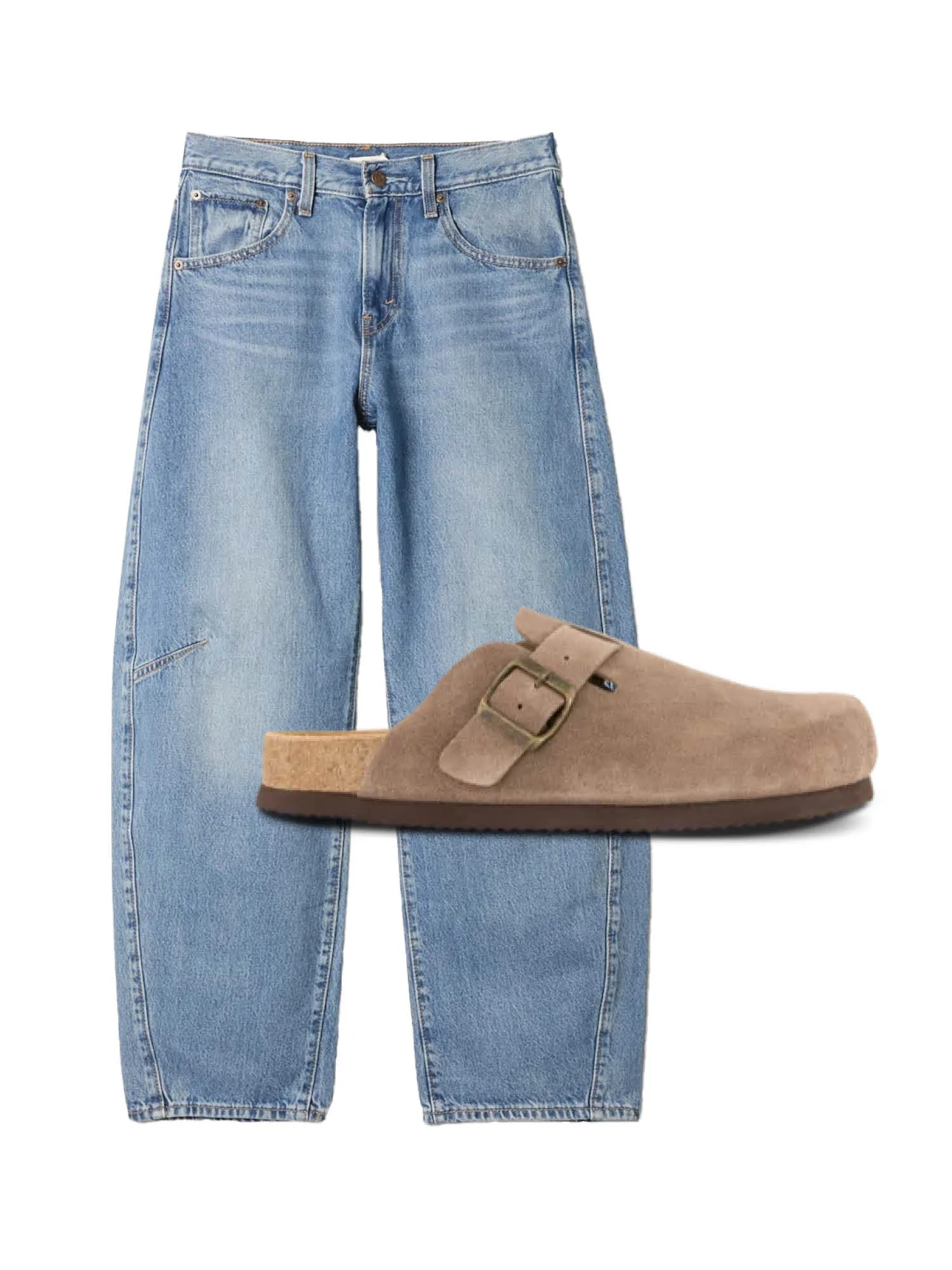 Vårens trendplagg fra CC Hamar – trend barrel jeans og clogs