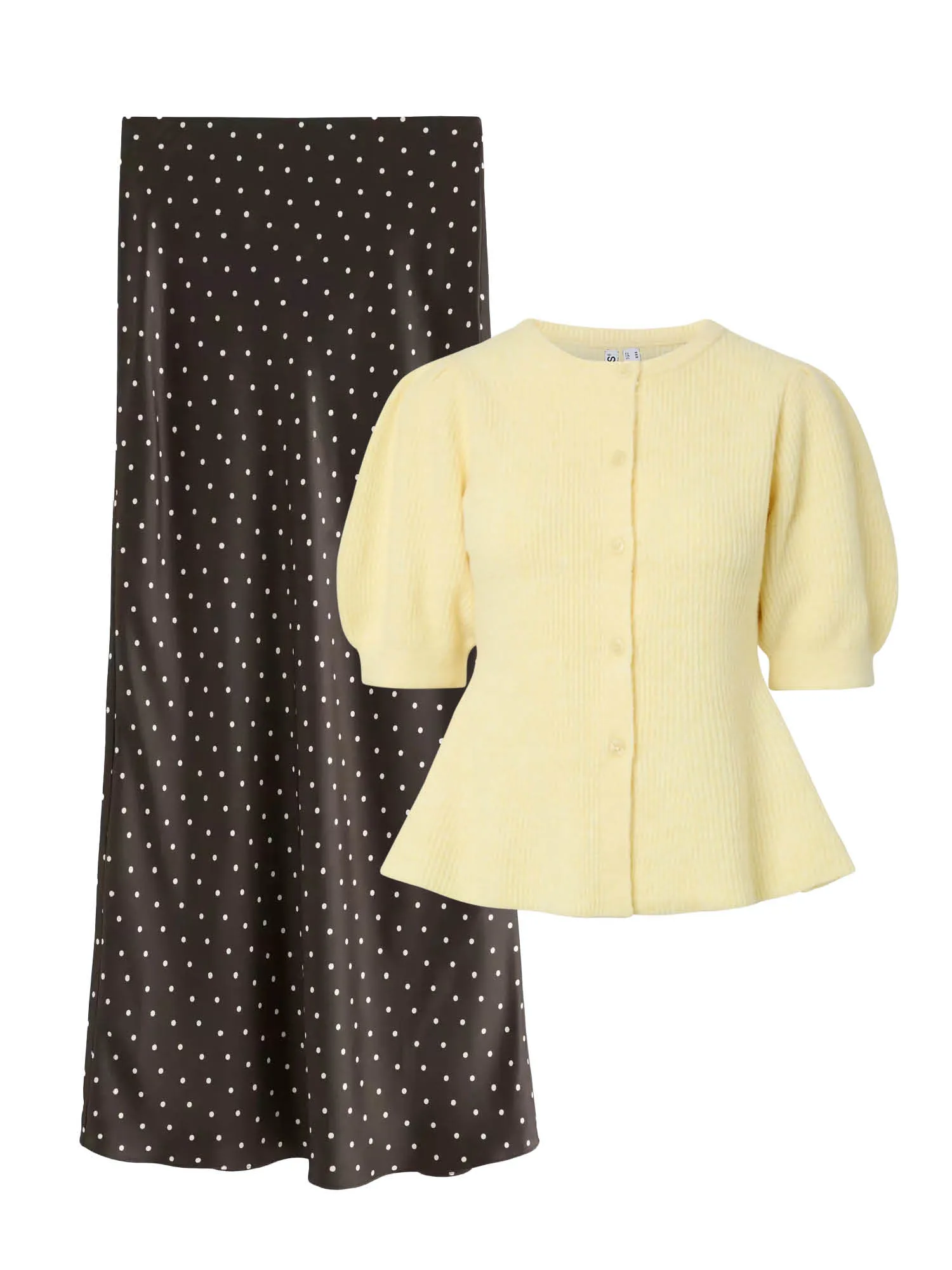 Vårens trendplagg fra CC Strandtorget – trend prikker og gult