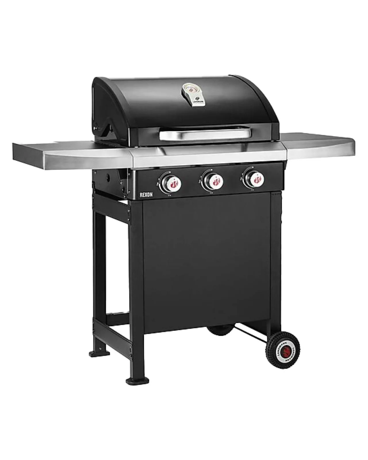 Gassgrill Rexon 3.0 Svart Cast Iron fra Jernia på CC Gjøvik